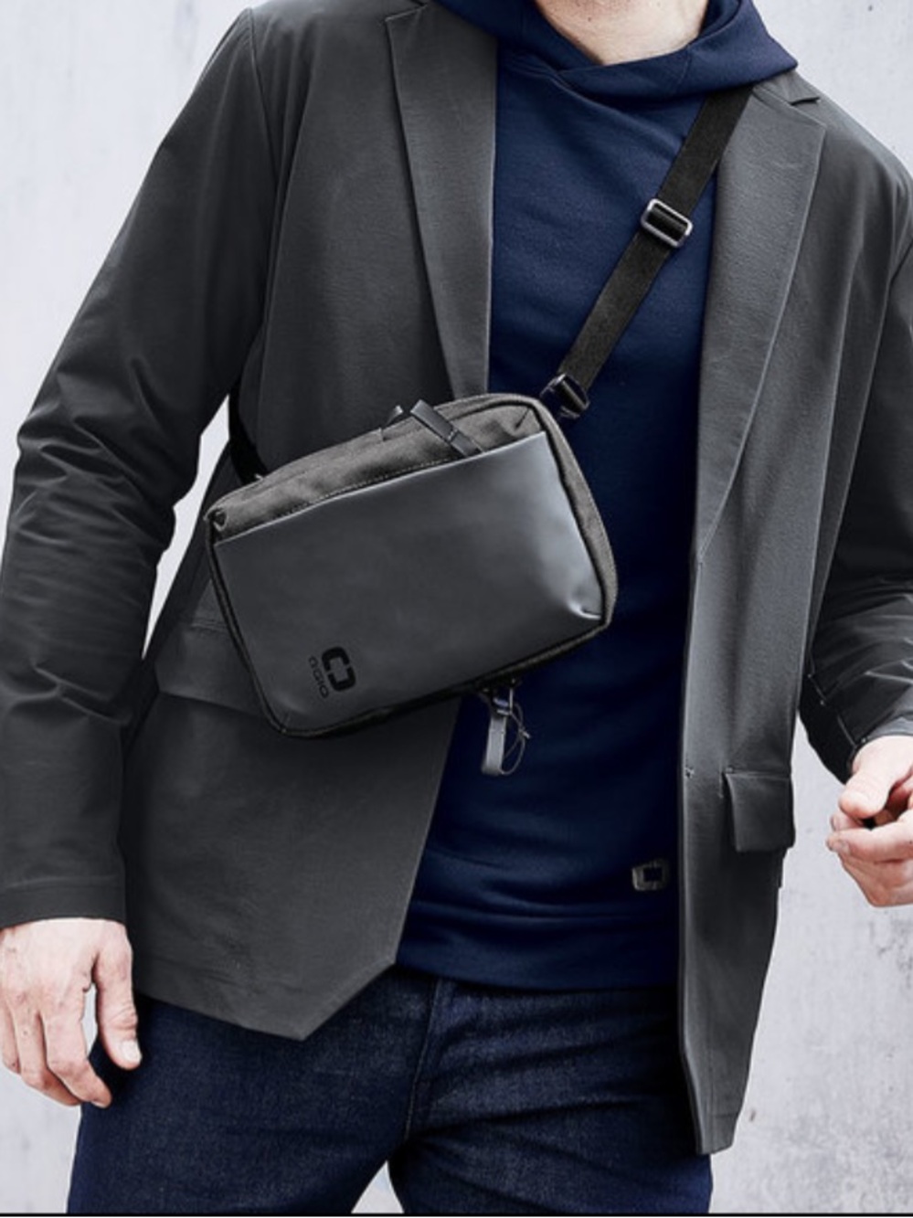 OGIO Black Crossbody Belt Bag